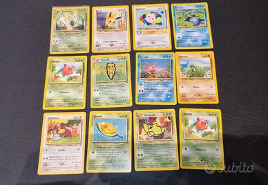 Pokémon Lotto 12 Carte Neo Discovery 2001 WOTC