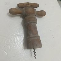 Cavatappi antico in legno