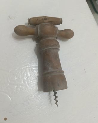 Cavatappi antico in legno