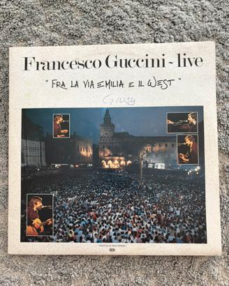 Vinile Guccini Live - Fra la via Emilia e il West