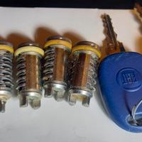 Set 5 blocchetti chiavi Fiat-Lancia-Alfa Romeo