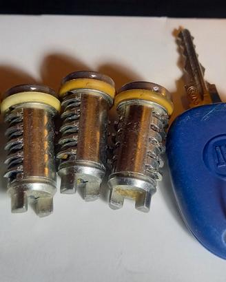 Set 5 blocchetti chiavi Fiat-Lancia-Alfa Romeo