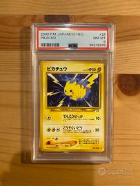 Pikachu n.25 Neo Psa 8