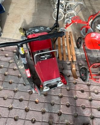 Antiquariato, monopattino, go kart,carrozzina,