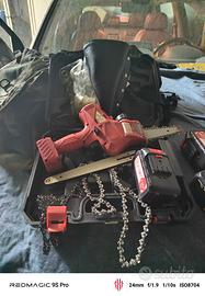 motosega potatore a batteria