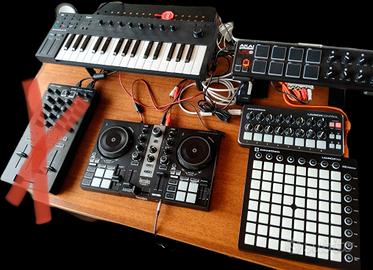 Set controller produzione musicale studio e live 