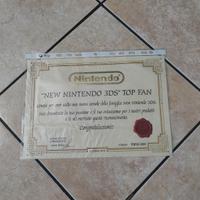 certificato Nintendo top fan