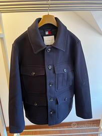 Giacca multitasche in misto lana con cashmere