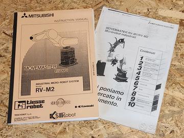 Manuale Robot MITSUBISHI MOVEMASTER RV-M2