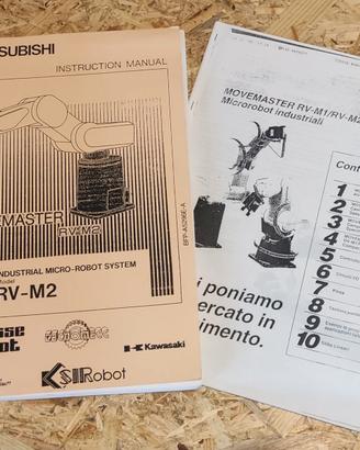 Manuale Robot MITSUBISHI MOVEMASTER RV-M2