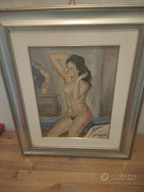 Quadro di Luciano Lutring "Nudo di donna"
