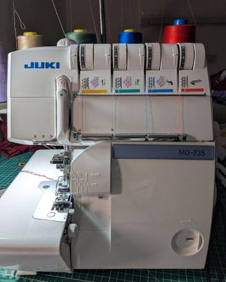 JUKI MO -735 tagliacuci con punto copertura
