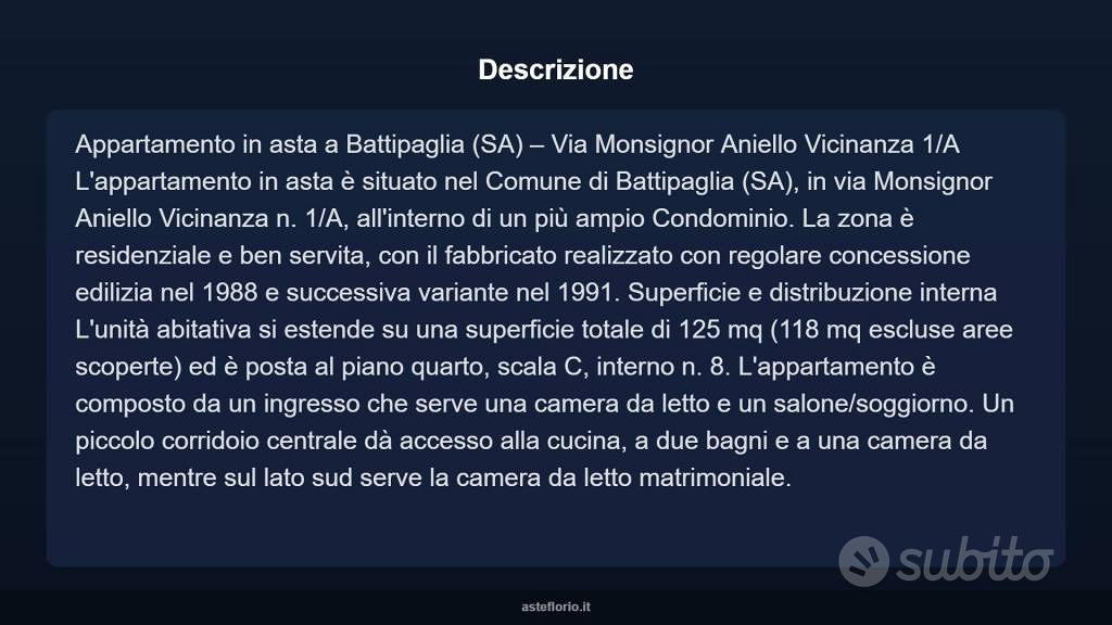 Appartamento – Battipaglia, Rione Belvedere, Salerno - Altro