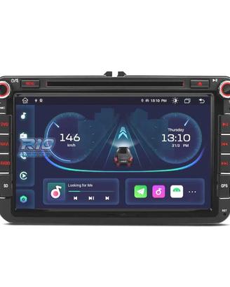 RADIO GPS ANDROID 14 PER VOLKSWAGEN VW GOLF POLO P