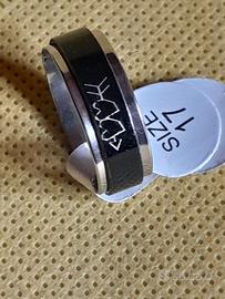 anello acciaio inossidabile taglia 17