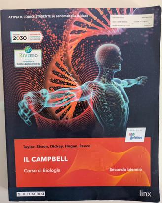 libro “Il Campbell” biologia