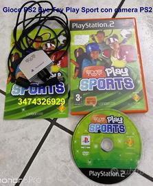 Giochi PS2 Eye Toy Play Sport con camera PS2