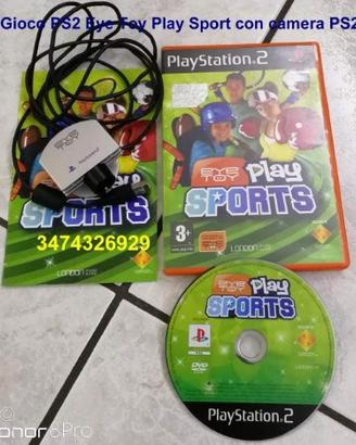 Giochi PS2 Eye Toy Play Sport con camera PS2