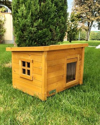Casetta per gatti in legno