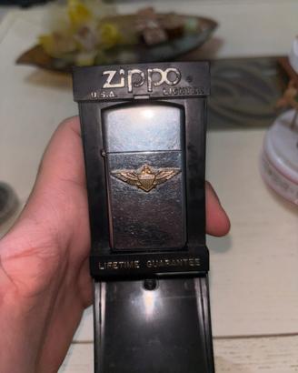 zippo slim US Navy wings 1984