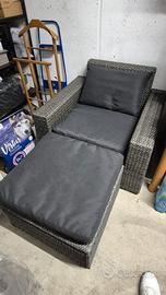 Divanetto componibile e contenitore da esterno 