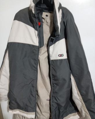 giubbino e pantaloni da neve 