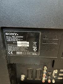 Tv sony 37 pollici senza telec