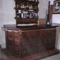 Mobile Bar in Legno Massello con Mobile Retro-bar 