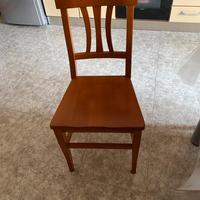 Set di 6 sedie in legno