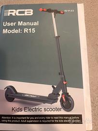 Monopattino elettrico per bambini 8/16 anni