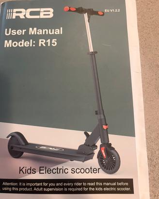Monopattino elettrico per bambini 8/16 anni
