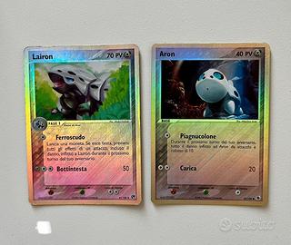 Set Carte Pokemon Aron e Lairon Reverse Holo