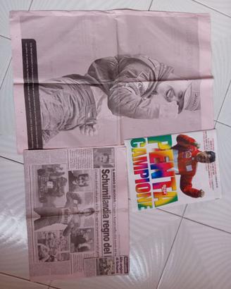 Gazzetta d. sport+Autosprint Schumacher Luglio2002