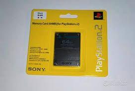memory card ps2 originale e mai usata 64 mb