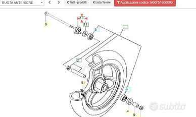 Rinvio tachimetro Yamaha Neo's 50 5KKF51900000