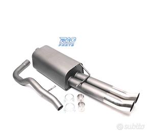SILENZIATORE DI SCARICO PER VOLKSWAGEN VW BORA 199