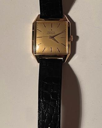 Orologio da polso vintage Seiko Slim Tank con quadrante dorato e cassa rettangolare dorata, ricondizionato