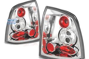 FANALI PER OPEL ASTRA G 3P 5P 97-04 FONDO CROMATO