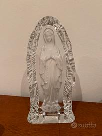 Madonna di Lourdes in cristallo