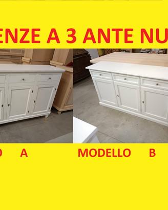Credenze laccate Bianche Nuove prezzo cadauna