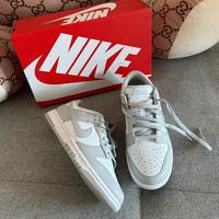 Nike Dunk Low Grigio e Bianco 38.5 Nuove