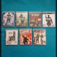 7 GIOCHI PS3 – SPARATUTTO MILITARI / GUERRA MODERN