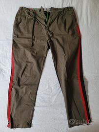 Pantaloni Uomo Marroni/neri a caviglia Berna