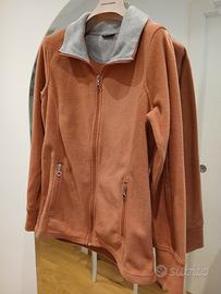 felpa donna con zip