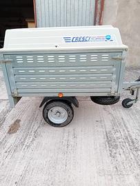 Carrello/rimorchio per trasporto cani