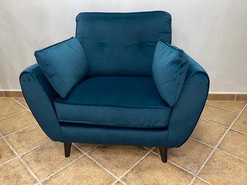 Poltrona in tessuto 88×99×97 POLTRONESOFÀ