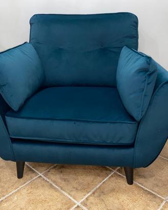 Poltrona in tessuto 88×99×97 POLTRONESOFÀ