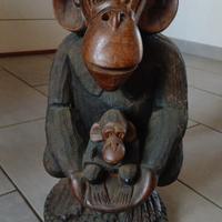 statua artigianale  scimmia