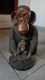 statua artigianale  scimmia