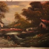 Quadro ad olio firmato Dore' G.